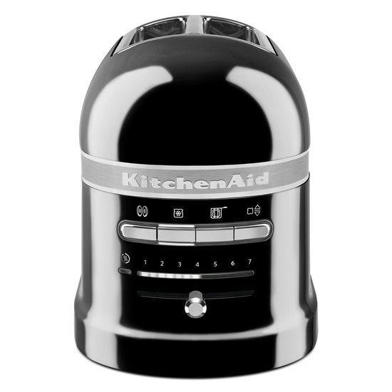 Prajitor de paine 2 sloturi Artisan 1250W, Onyx Black - KitchenAid