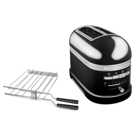 Prajitor de paine 2 sloturi Artisan 1250W, Onyx Black - KitchenAid