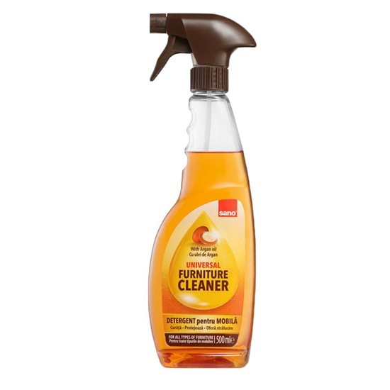 Solutie curatare mobila, ulei de argan, 500ml, "Furniture Cleaner" - Sano