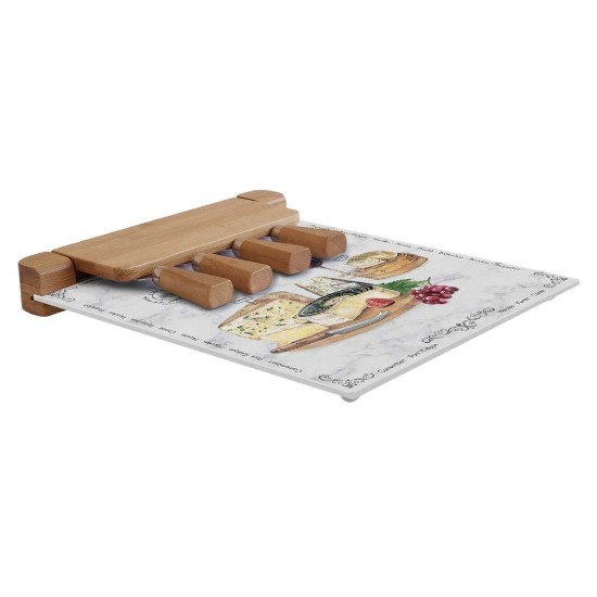 Set servire branzeturi 6 piese, 30x25cm, "Les Fromages" - Nuova R2S