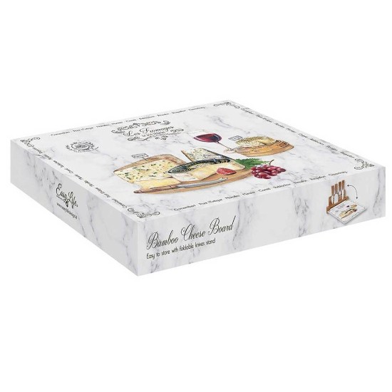 Set servire branzeturi 6 piese, 30x25cm, "Les Fromages" - Nuova R2S