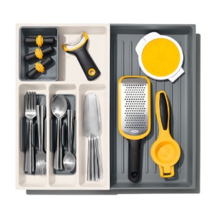 Organizator extensibil pentru sertar, plastic, 25-45,9 cm - OXO