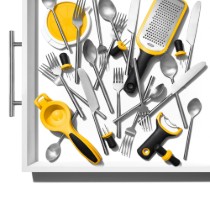 Organizator extensibil pentru sertar, plastic, 25-45,9 cm - OXO
