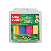 Set 4 lavete microfibra profesionale - Sano