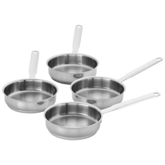 Set 4 mini-tigai, 3-ply, inox, "Resto" - Demeyere