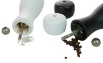 Set 2 rasnite sare si piper, 20 cm, "Tahiti Duo", Black&White - Peugeot