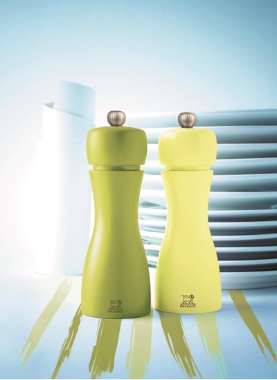 Set 2 rasnite sare si piper, 15 cm, "Tahiti Duo Spring" - Peugeot