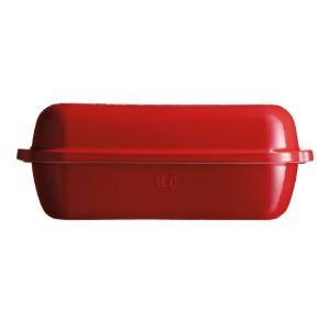 Vas pentru paine Batard, ceramica, 39x16,5cm/4,5L, Burgundy - Emile Henry