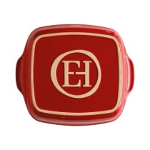 Tava patrata, ceramica, 24cm/1,8L, Burgundy - Emile Henry