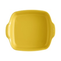Tava patrata, ceramica, 24cm/1,8L, Provence Yellow - Emile Henry
