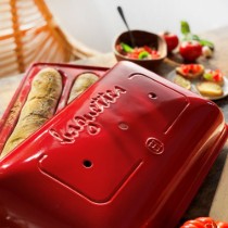 Tava baghete, ceramica, 39,5x23 cm/3,7L, Burgundy - Emile Henry
