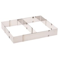 Forma prajituri dreptunghiulara ajustabila, inox - Westmark