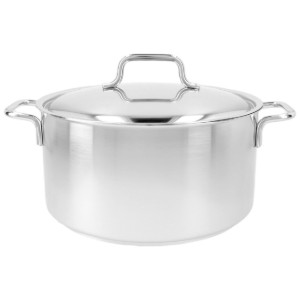 Cratita inox, cu capac, 24cm/5,2L, "Apollo" - Demeyere
