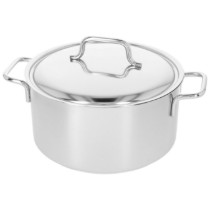Cratita inox, cu capac, 22cm/4L, "Apollo" - Demeyere