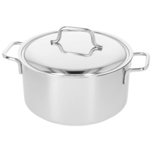 Cratita inox, cu capac, 22cm/4L, "Apollo" - Demeyere