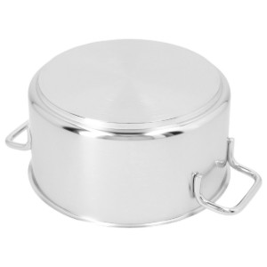 Cratita inox, cu capac, 22cm/4L, "Apollo" - Demeyere