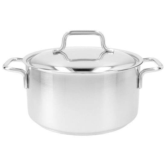 Cratita inox, cu capac, 20cm/3L, "Apollo" - Demeyere