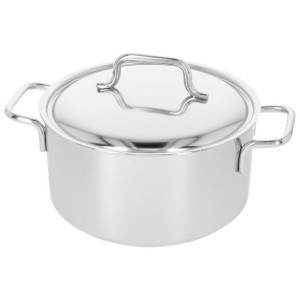 Cratita inox, cu capac, 20cm/3L, "Apollo" - Demeyere