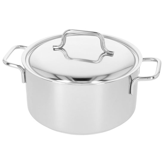 Cratita inox, cu capac, 20cm/3L, "Apollo" - Demeyere