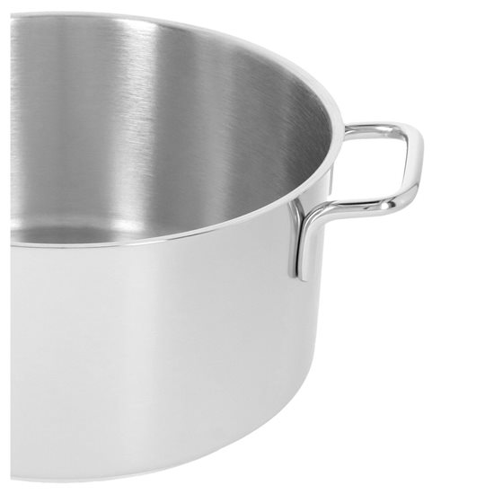 Cratita inox, cu capac, 20cm/3L, "Apollo" - Demeyere