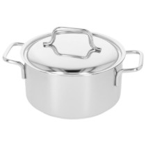 Cratita inox, cu capac, 18cm/2,2L, "Apollo" - Demeyere
