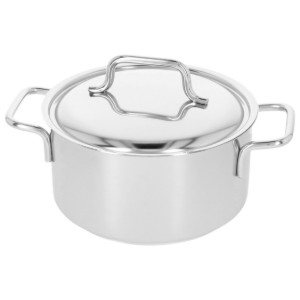 Cratita inox, cu capac, 18cm/2,2L, "Apollo" - Demeyere