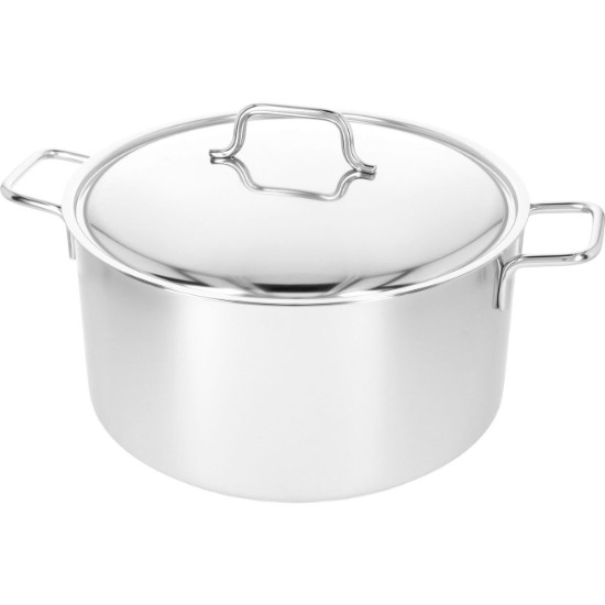 Cratita inox, cu capac, 28cm/8,4L, "Apollo" - Demeyere