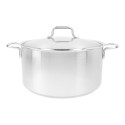 Cratita inox, cu capac, 28cm/8,4L, 
