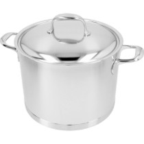 Oala inox, cu capac, 24cm/8L, "Atlantis" - Demeyere