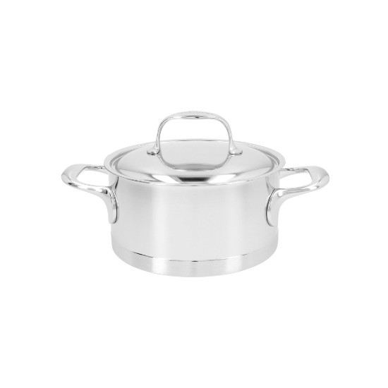 Cratita inox, cu capac, 18cm/2,2L, "Atlantis" - Demeyere