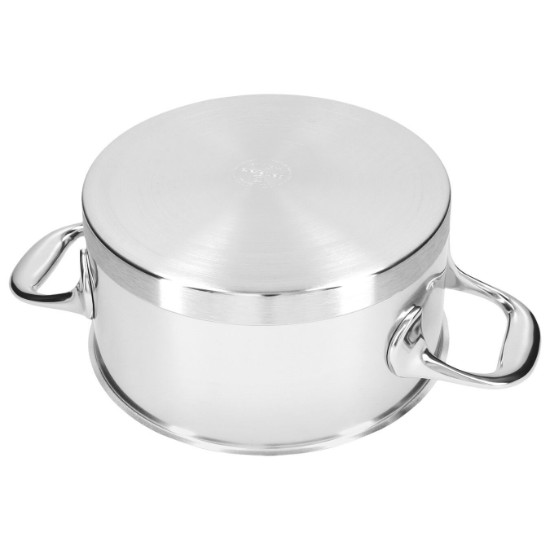 Cratita inox, cu capac, 18cm/2,2L, "Atlantis" - Demeyere