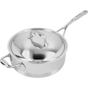 Tigaie saute cu capac 7-ply, inox, 24 cm/2,8 l, "Atlantis"- Demeyere