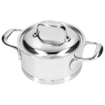 Cratita inox, cu capac, 16cm/1,5L, "Atlantis" - Demeyere