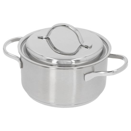 Cratita inox, cu capac, 16cm/1,5L "Resto" - Demeyere