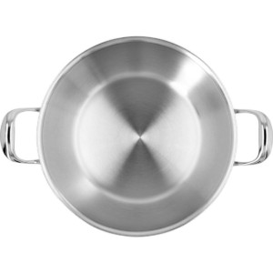 Cratita conica saute cu capac, 7-ply, inox, 28cm/4,8L, "Atlantis" - Demeyere
