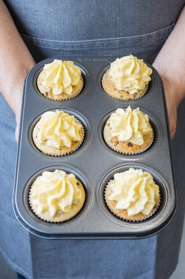 Tava pentru 6 briose, otel, 27 x 18 cm - MasterClass