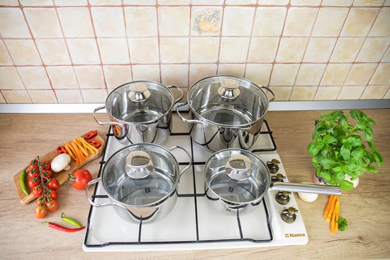 Set oale inox, 8 piese - Zokura