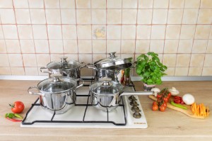 Set oale inox, 8 piese - Zokura