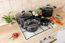 Set oale aluminiu, 9 piese, "Primary" - Zokura