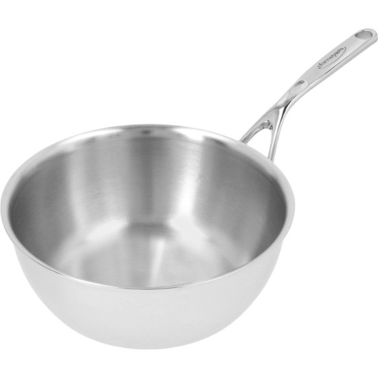 Tigaie conica saute, 7-Ply, inox, 24 cm/3,3L, "Atlantis" - Demeyere
