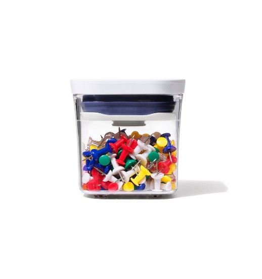 Caserola patrata, plastic, 8 x 8 x 8 cm, 0,2L - OXO