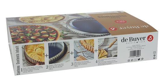 Set 4 piese preparare tarta "Les Tartes" - de Buyer