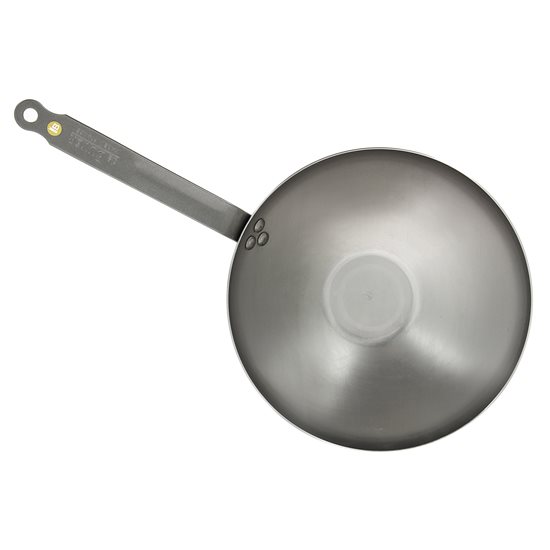Tigaie wok, otel, 24cm, "Mineral B" - de Buyer