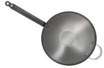 Tigaie wok, otel, 40cm, "Mineral B" - de Buyer