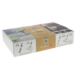Set seringa patiserie, 4 recipiente si 12 duze, "Le Tube Pro" - de Buyer Set seringa patiserie, 4 recipiente si 12 duze, "Le Tube Pro" - de Buyer