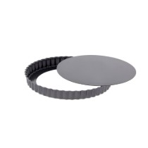 Tava tarte, cu baza detasabila, otel, 24 cm - de Buyer