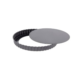 Tava tarte, cu baza detasabila, otel, 24 cm - de Buyer
