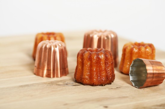 Forma de copt canneles, cupru, 5,3x5cm - de Buyer