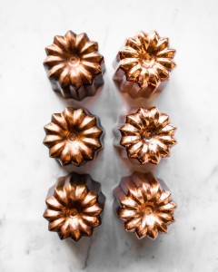 Forma de copt canneles, cupru, 5,3x5cm - de Buyer
