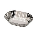 Cos oval pentru paine, inox, 31x21cm, 